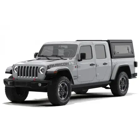 Hardtop Contour noir/ lisse avec fenêtre latérale pour Jeep Gladiator 2019+ Alu-Cab